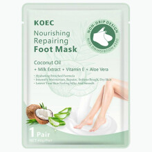 (1PCs) Hydrating Avocado Milk Foot Peel Mask Deep Moisturizing Feet Mask for Daily Use
