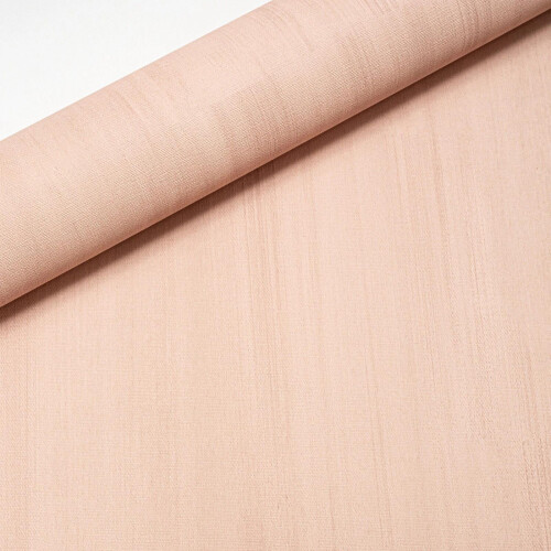 (Sample) 3D Wall Covering Peach Linen Effect Wallpaper Thick Non Pasted 2