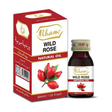 ILHAM Wild Rose Oil 30mL Pack Of 2 | 100% Pure & Natural Cold Pressed Oil | Glowing Skin, Anti-Aging & Hydration | Face & Body Oil for Women & Men