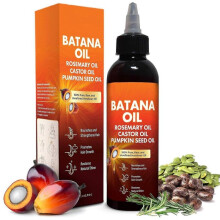 (1pc) Batana Oil for Hair Growth, 4-in-1 Pure & Unrefined Honduran Oil with Rosemary, Castor, Pumpkin Seed Oil, Nourishes, Strengthens, Promotes Healthy Hai