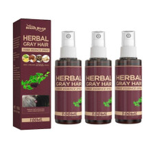 (3pcs) 1-3X Herbal Gray Hair Care Spray, Polygonum Multiflorum And Herb Extract, Strengthens Hair, Moisturizes Hair