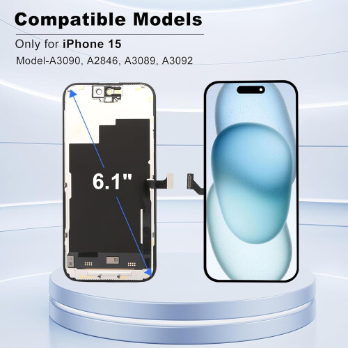 Screen Replacement For iPhone 15 LCD COF Display Digitizer Kits 1