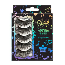 Rude Essential Faux Mink 3D Ögonfransar 5 Multi-Pack(D0102H2cYMV)