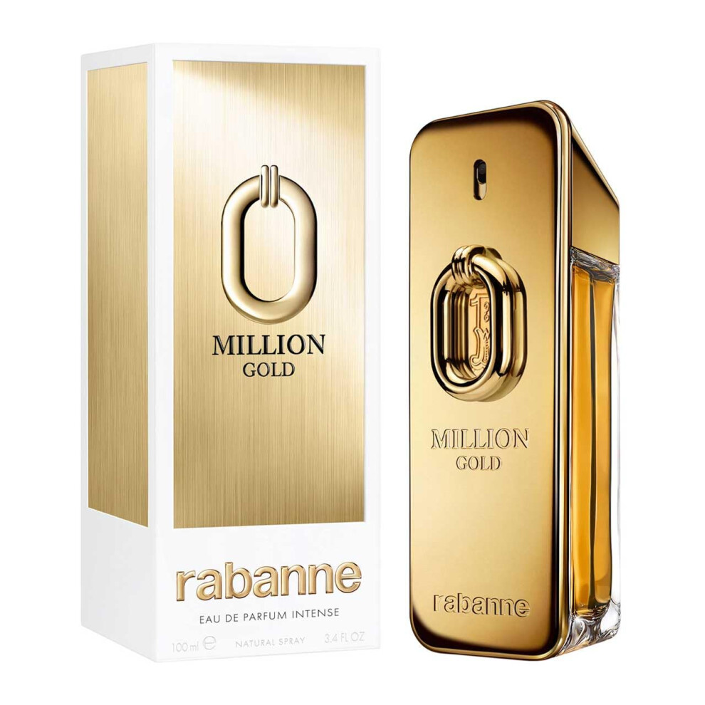 PACO RABANNE Million Gold Intense Eau De Parfum Spray for Men  3.4 Ounce