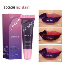 Peel Off Lip Tint Stain Set, 3pcs Rose Hot Pink Velvet Matte Tattoo Lipstick, Long Lasting Waterproof Smudge Proof Nonstick Highly Pigmented Tinted Li