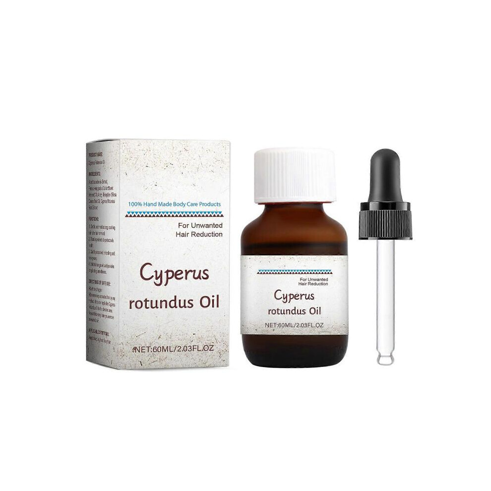 (3pcs) Cyperus Rotundus Oil, Cyperus Rotundus Oil for Hair Removal, Cyperus Oil 60ml Natural with Dropper, Reducing Body Hair Growth, Cyperus Rotundus