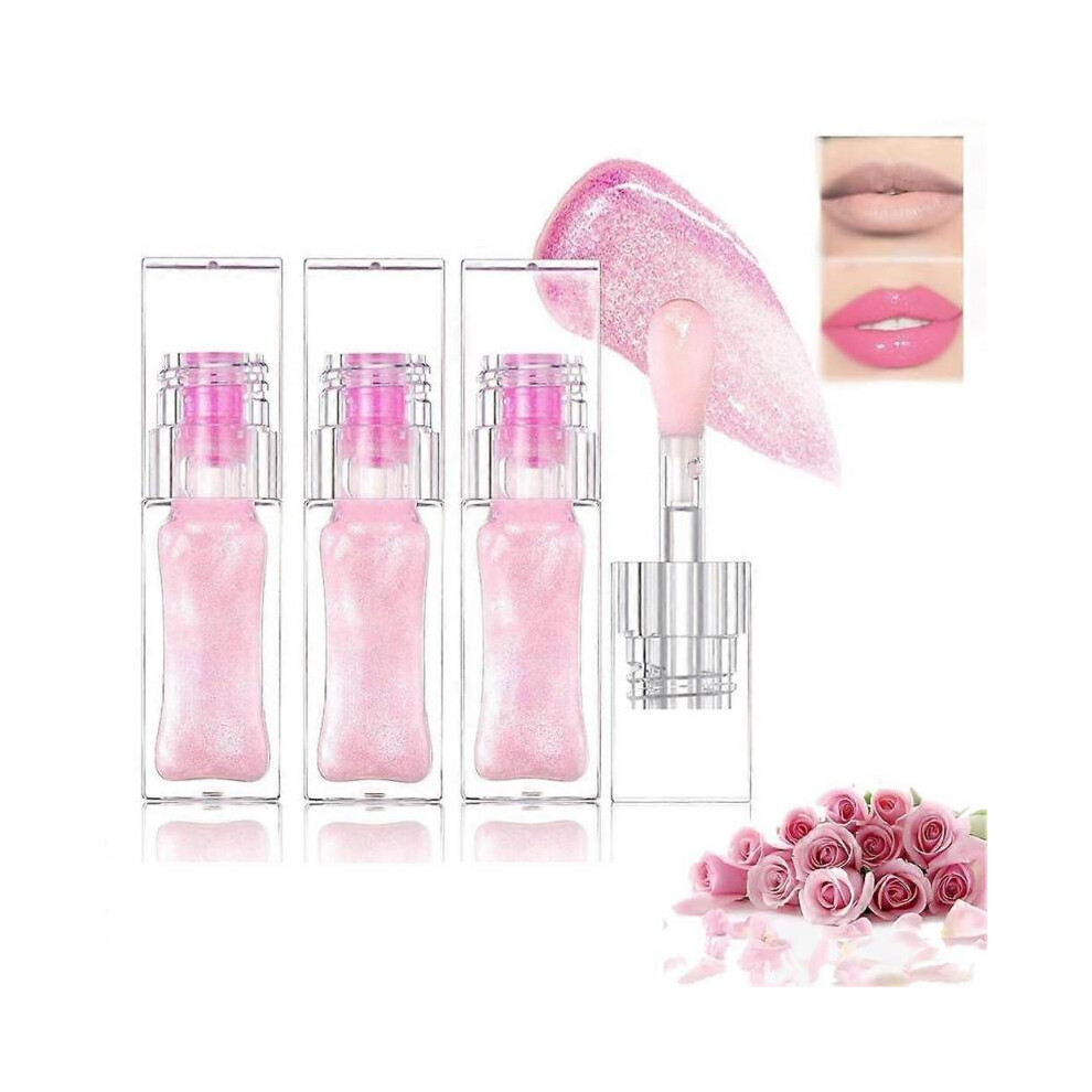(3pcs -19.5g) Color Changing Lip Oil, Magic Color Changing Lip Glow Transparent Plumping Lip Oil, Hydrating Lip Glow Oil Tinted for Lip Care and Dry L-image-OPC-PH5WMDG-NEW