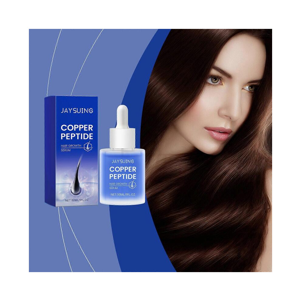 (1pcs) Advanced Copper Peptide Hair Regrowth Formula, Copper Peptide Hair Growth Treatment Serum, Copper Peptide Serum for Hair