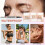 (Dark brown) Magic Eyebrow Pencil, 3D Micro Waterproof Eyebrow Pencil, Microblading Eyebrow Pencil with 4 Fork Tips, Creates Natural Eyebrows 4