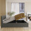 Vida Designs (Double, Light Grey) Vanita Modern Ottoman Storage Fabric Bed UKFR 5