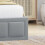 Vida Designs (Double, Light Grey) Vanita Modern Ottoman Storage Fabric Bed UKFR 7