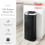 Swan Swan Townhouse Square Sensor Bin with Hands-Free Opening Motion Sensor 3