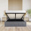 Vida Designs (Double, Dark Grey) Vanita Modern Ottoman Storage Fabric Bed UKFR 4