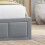 Vida Designs (King, Light Grey) Vanita Modern Ottoman Storage Fabric Bed UKFR 7