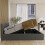 Vida Designs (King, Light Grey) Vanita Modern Ottoman Storage Fabric Bed UKFR 5