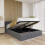 Vida Designs (King, Dark Grey) Vanita Modern Ottoman Storage Fabric Bed UKFR 3