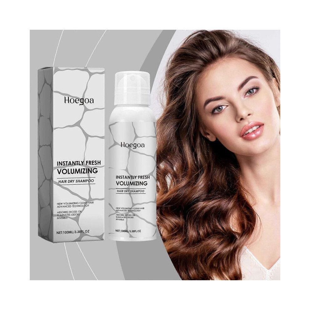 Dark (1Pcs) Dry Shampoo, Instantly Fresh Volumizing Hair Dry Shampoo, Volumizing Dry Shampoo, Natural Instantly Dry Shampoo Volumizing Spray For Hair,