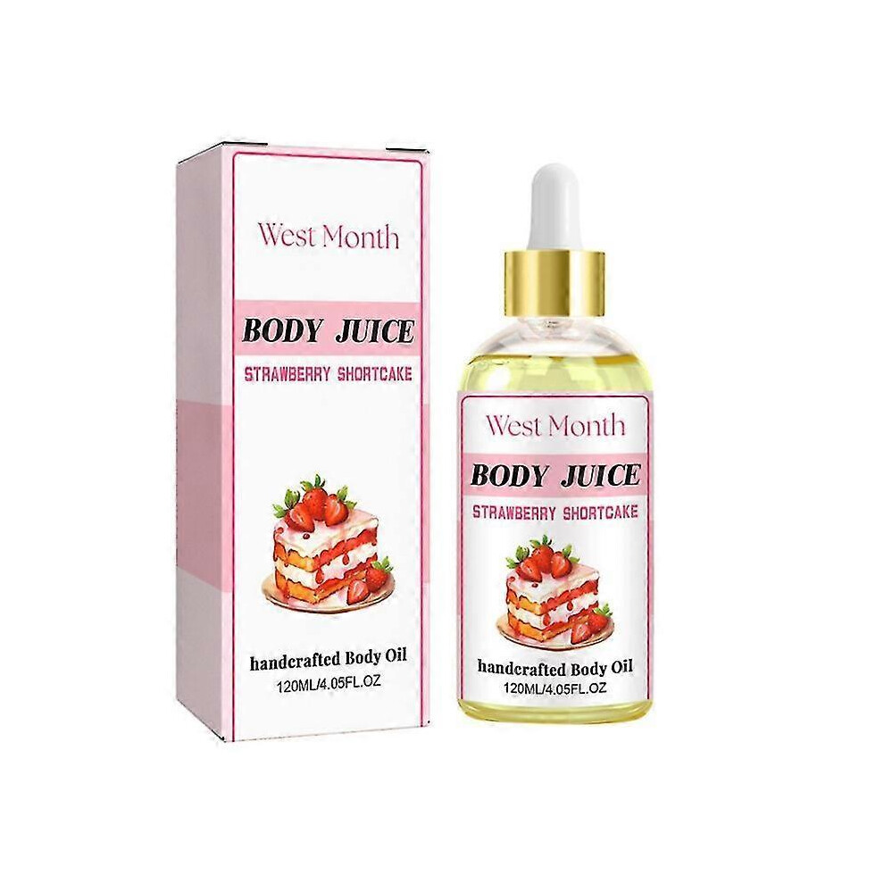 Body Juice Oil-strawberry Scented Handcrafted, Natural Body Oil Women