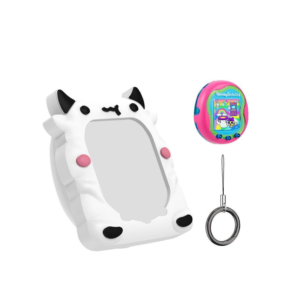 (A) Silicone Protective Case For Tamagotchi Uni Virtual Pet Machine, Shockproof Skin Cover For Tamagotchi Uni Sleeve Protector With Lanyard 5004229878698