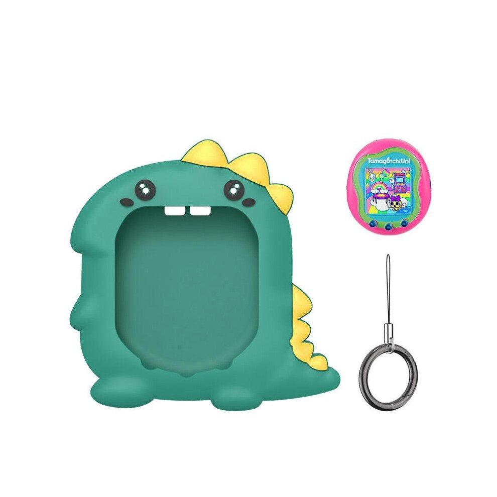 (B) Silicone Protective Case For Tamagotchi Uni Virtual Pet Machine, Shockproof Skin Cover For Tamagotchi Uni Sleeve Protector With Lanyard 5004229878704