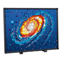 Art The Milky Way Galaxy Space Model Kit for Adults Home Office Decor Picture Model Building Blocks Brick Toys
