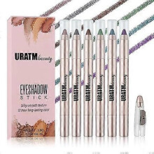 (1pc) Eyeshadow Pen Set - Waterproof Highly Pigmented Shimmer Eyeshadow Stick - Silky Smooth Texture Does Not Wrinkle Eyeshadow Pen with Pencil Sharpener, 1