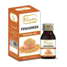 ILHAM Fenugreek Oil 30mL Pack Of 2 | 100% Pure & Natural Cold Pressed Oil | Hair Growth, Anti Hair Fall & Scalp Nourishment | Ayurvedic Hair Oil