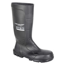(EU Size 44) Dunlop JOBGUARD Safety Toe Cap Steel Midsole Heavy Duty Full Safety Agricultaural Wellington