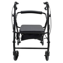 Lightweight Foldable Rollator Walking Frame with Seat & Storage EX VAT