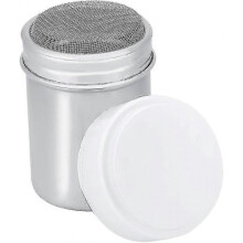 Stainless Steel Powder Shakers, Powdered Sugar Duster with Mesh Sifter And Lidstainless Steel Powder Shakers, Powdered Sugar Duster with Mesh Sifter