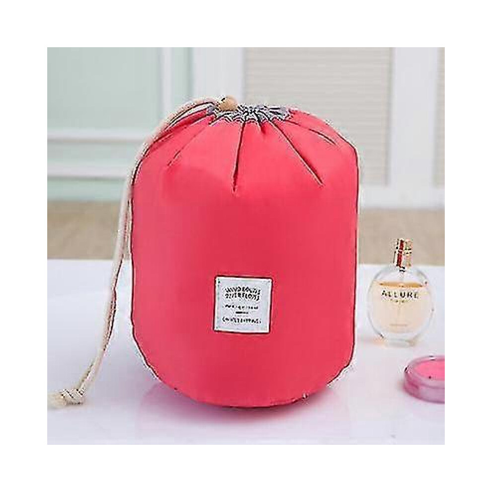Travel Cosmetic Bags Waterproof Makeup Bags Multifunctional Bucket Toiletry Bag Barrel Cases Bathroom Storage Carry