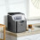 Homcom HOMCOM Counter Top Ice Maker Machine with Adjustable Cube Size Scoop Black 1