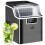 Homcom HOMCOM Counter Top Ice Maker Machine with Adjustable Cube Size Scoop Black 9