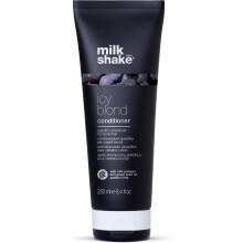 milk_shake | Icy Blond Conditioner 250 ml, Specific Anti-Yellowing Conditioner for Blonde or Bleached Hair, with Black Pigment, Made in Italy