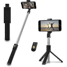 Bluetooth Selfie Stick Tripod with Remote Control, Rotation Selfie Stick With