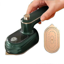 Mini Steam Iron for Rapid Heating, Travel Iron Mini with Steam, Iron Steamer Garment Foldable Rotatable Handheld Iron Steam
