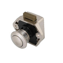 5pcs Push Button Latch Lock Door Catch Knob for Boat Door Camper Van Drawer Cupboard