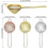 Cocktail Strainer Set of 3 - Stainless Steel Conical Tea Strainer - Convenient Locking Tool 5