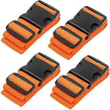 4 Pack Luggage Straps for Suitcases Strap Travel Belts Accessories multiduty