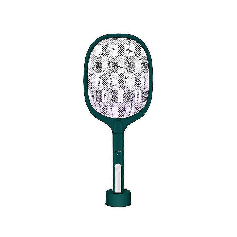 Electric Mosquito Fly Swatter Bat Racket Pests Insects Control Killer Repellent Usb Rechargeable Led Lighting