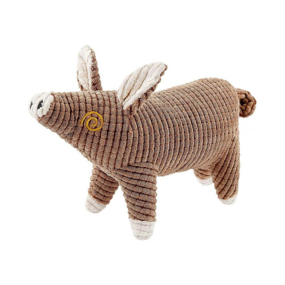 Squeaky Dog Toys,Durable Puppy Toy,Soft Natural Corduroy Stuffed Plush Cute Dog Toys,Dog Toys with Grinding Teeth