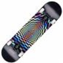 ROCKET Complete Skateboard - Prism Foil Silver 7.75 "x31" Skateboard