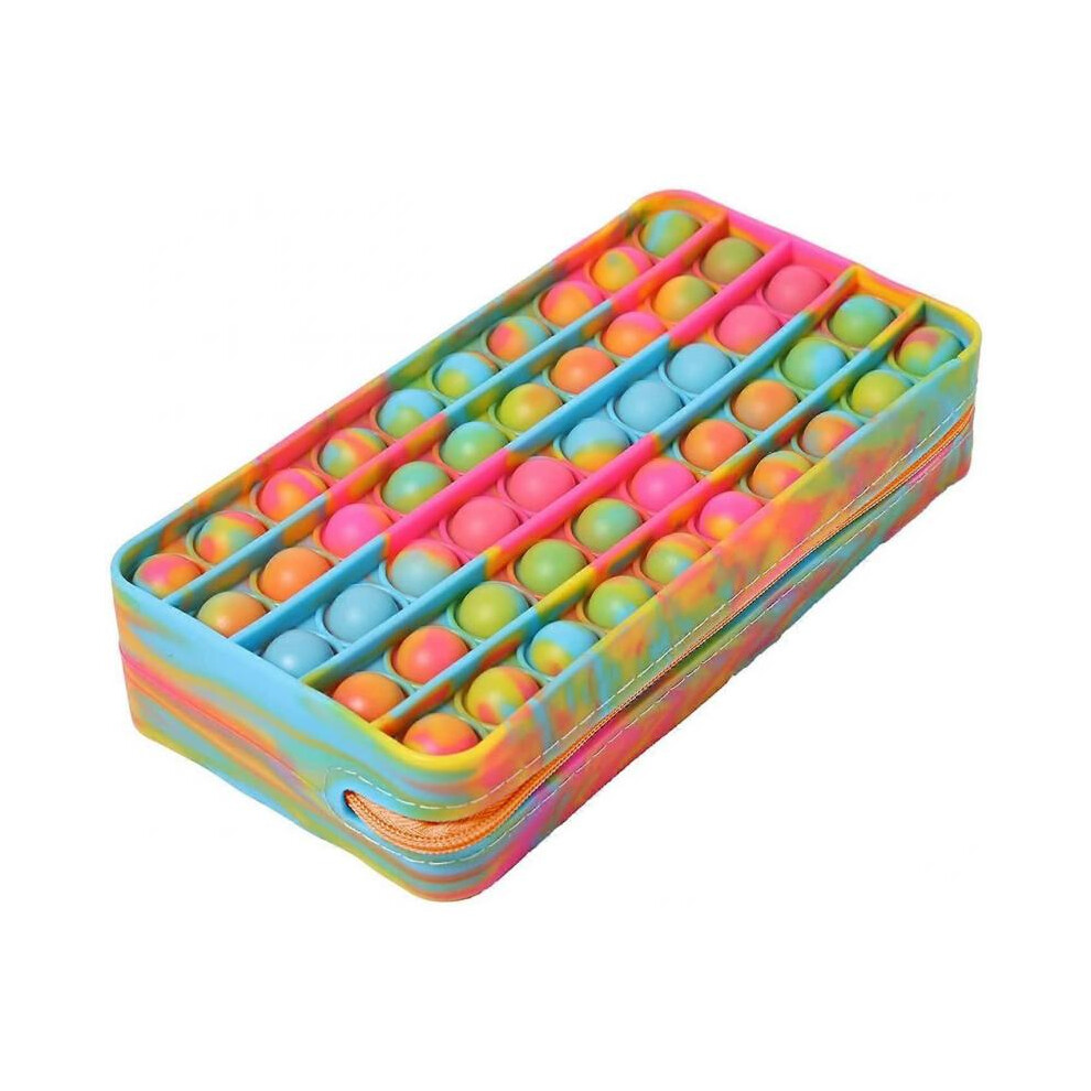 Pop pencil case, multifunctional pen holder, office accessories, sensory stress toys for children