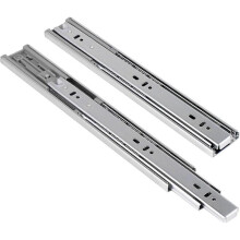 1 Pair Self/Soft Closing Drawer Slides Runners-Ball Bearing 3 Fold Full Extension Side Hardware