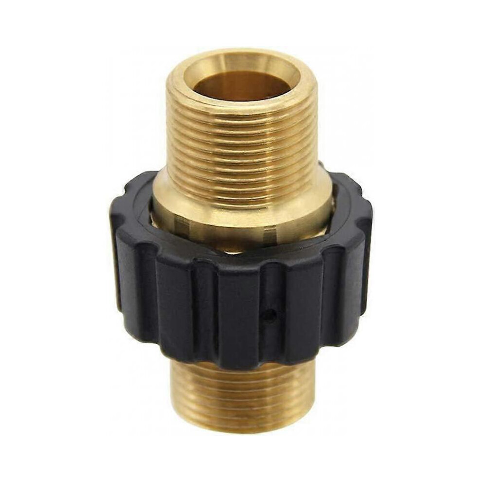 Brass High Pressure Washer Connector Metric M22 15Mm External Thread To M22 14Mm Internal Hole Universal Not,Specified