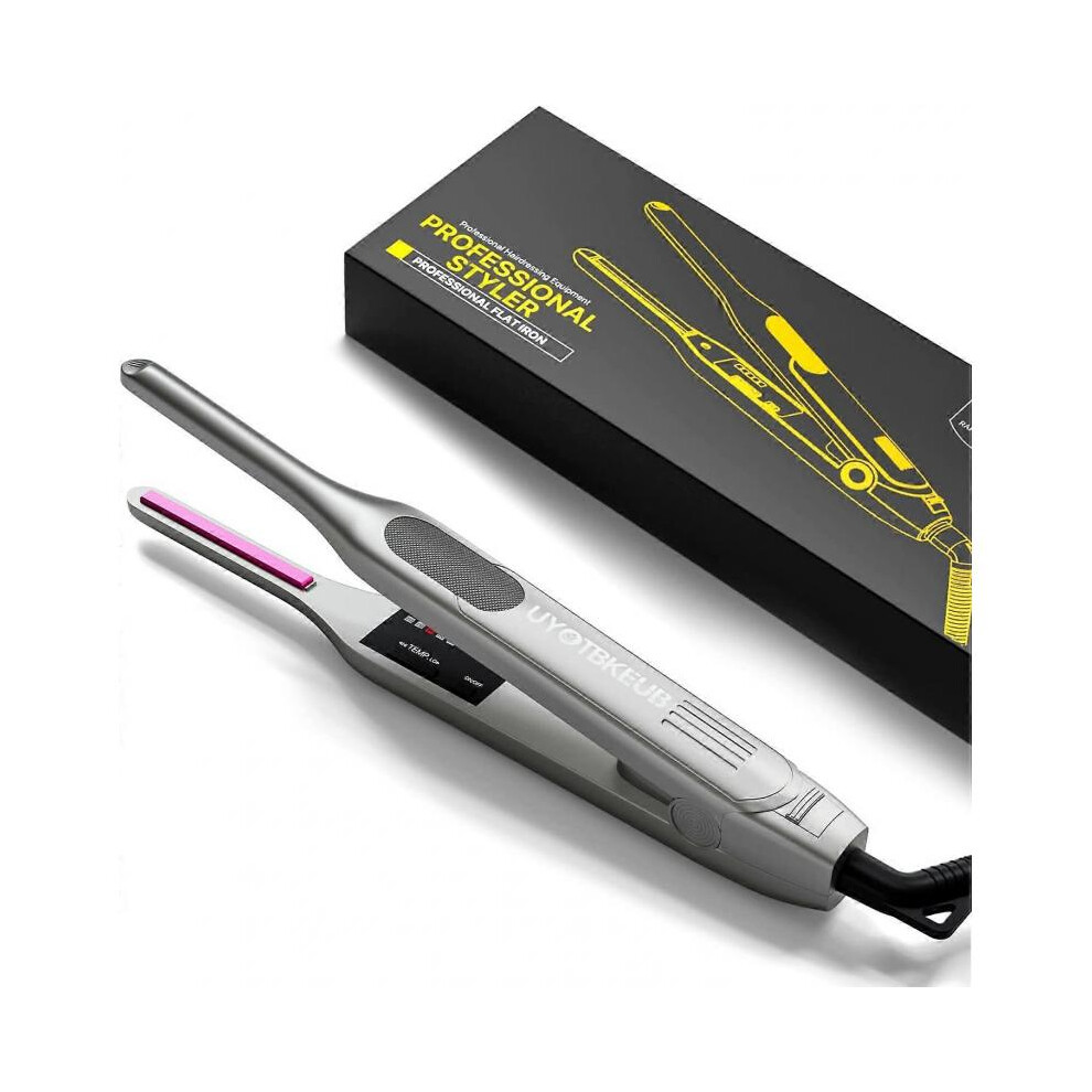 Hair Straighteners and Curler, Professional 2 in 1 Ceramic Pencil Flat Iron