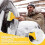Long handle ice scraper yellow car windshield scraper 12.6 inch long defrost scraper defroster 5