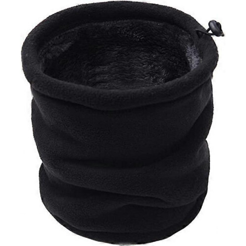 Winter wool neck warmer, soft double layer wool thick warm keeping neck warmer, elastic and multi-functional