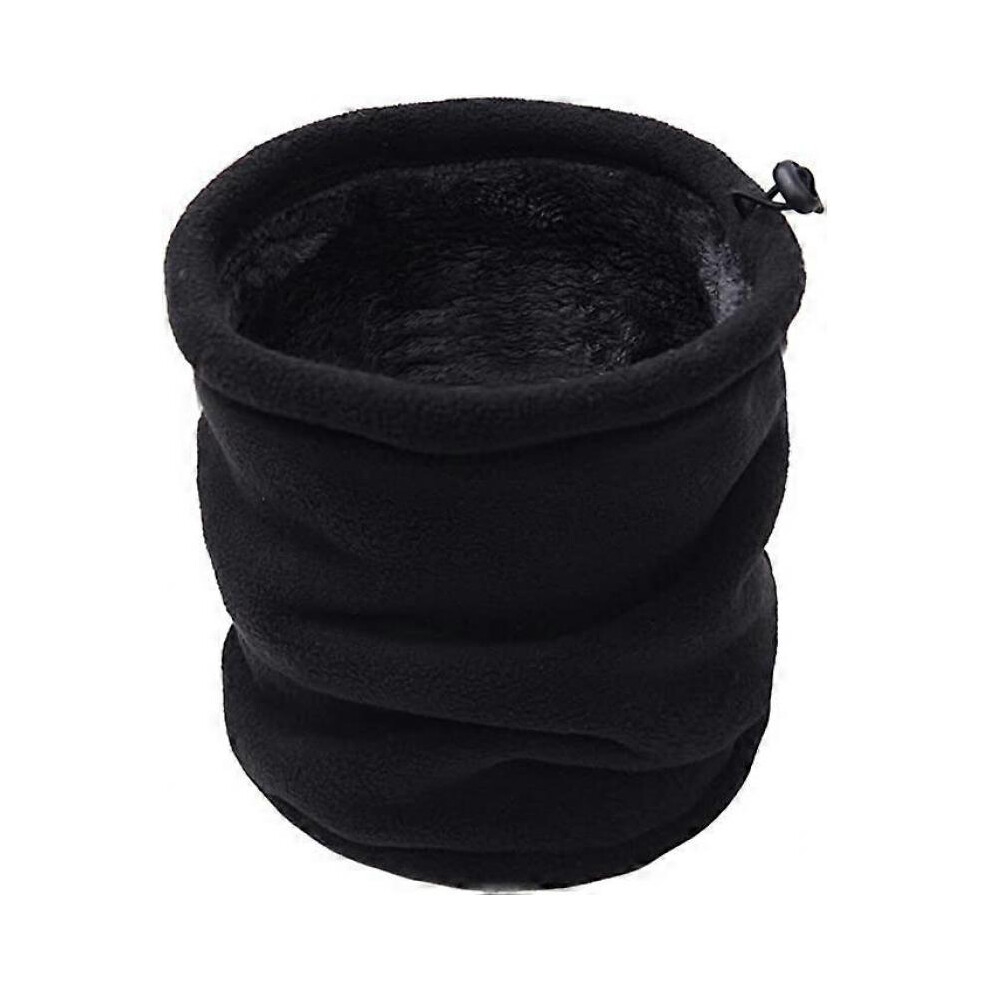 Winter wool neck warmer, soft double layer wool thick warm keeping neck warmer, elastic and multi-functional