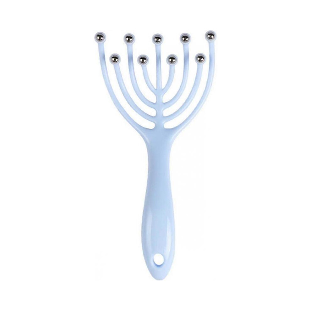 Nine-pronged head massager - Scalp therapy device for deep relaxation and a soothing massage